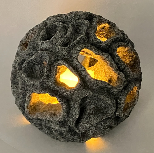 Aji granite lantern lampshade - granite,