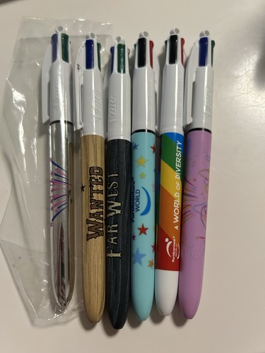 Lot stylos bic 4 couleurs - bic,