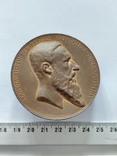 MEDAILLE PLAQUE A VISSER LEOPOLD II ROI DES BELGES Ref23248J