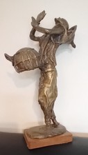 Sculpture statuette en bronze