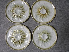 4 Assiettes à Huîtres