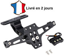 Mota Support de Plaque d’Immatriculation Universel Aluminium Moto Scooter Quad 