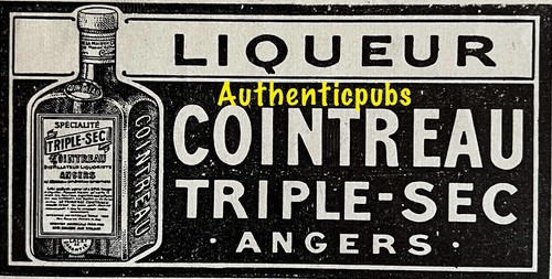 Publicite cointreau triple - cointreau, sec