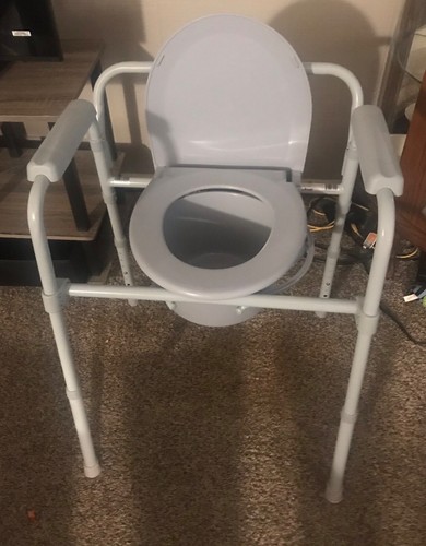 Bedside commode gray - commode,