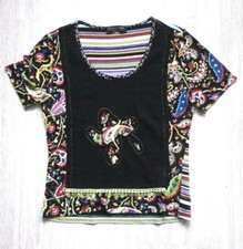 Haut Chassagnard taille 38 S M imprimé  sequins top multicolore