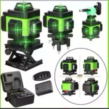 Niveau Laser 4D 16/12 lignes, ligne verte, auto-nivelant 360 horizontal et verti