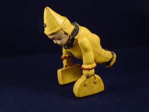 Ancien jouet mécanique clown - jouet,