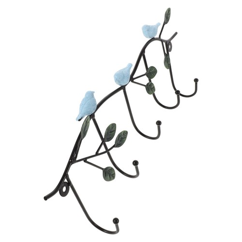 Patère oiseau fer forgé - en,