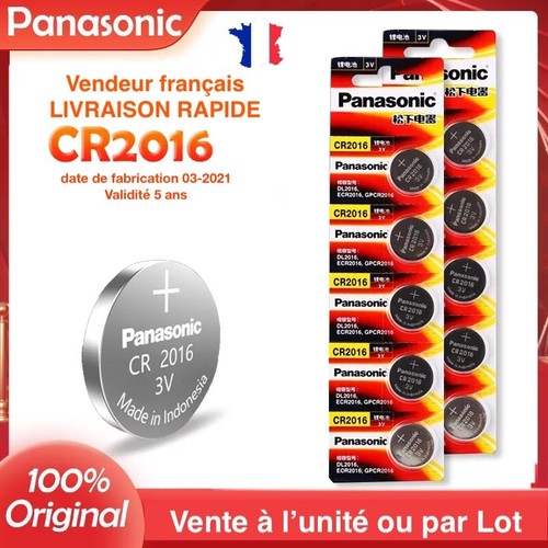 Pile cr2016 lithium - cr2016, 3v