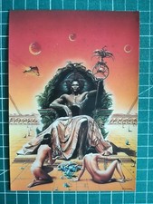 va065 photo CPM circa 1990 - le maitre du désert - peinture de W Siudmak