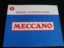 MECCANO - Notice pour boite n° 7