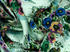 Crepe satin soie - satin,