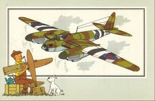 AVION DE HAVILLAND MOSQUITO 1941 RAF TINTIN AVIATION 39 45 Chèque 36 Voir Savoir