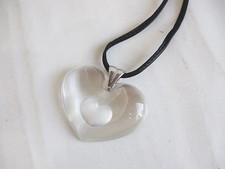 Collier LALIQUE coeur verre