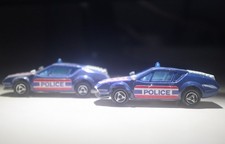 Majorette lot 4 voitures"Police des frontières"