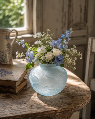 Vase rond art déco - vase,