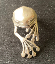 Bague Grenouille Argent Ajustable