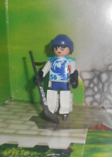 LOT FIGURINE ACCESSOIRE PLAYMOBIL PERSONNAGE  GOAL HOCKEY SUR GLACE