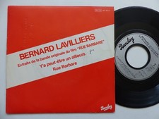 Bernard Lavilliers –  Bande Originale Du Film "Rue Barbare" Barclay – 817 471-7 