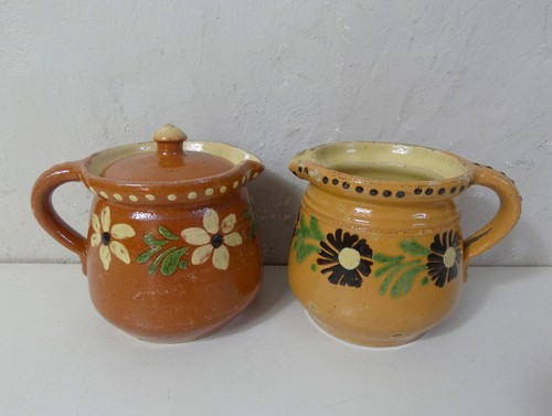 Anciens pots terre cuite - terre,