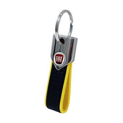 Porte clés fiat - fiat, carbone