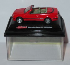 b SCHUCO MB MERCEDES-BENZ CLK 230 CABRIO CABRIOLET ROUGE 1/72 IN BOX #3316117