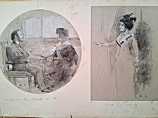 Dessin original signé ANTOINE