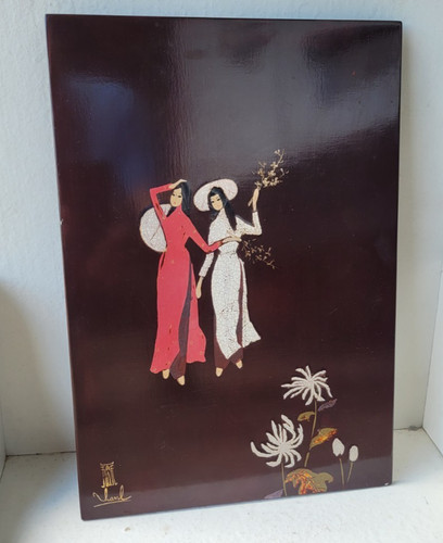Tableau laque chine sur - tableau,