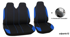2+1 BLEU NOIR HOUSSES SIEGES +