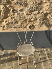 Ancienne et authentique chaise de nourrice, en fer forgé