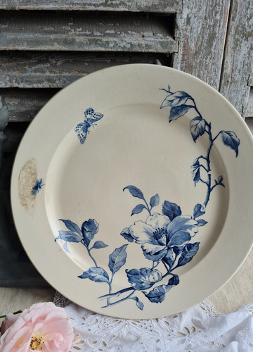 Ancien grand plat - plat, de