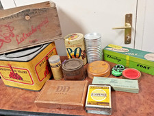 LOT BOITES VIDES VINTAGE POTS