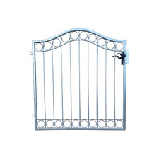 Porte De Jardin En Fer Forgé Anello-GT124/100S Résistante Au Feu