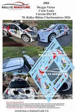 DECALS 1/18 REF 2954 Citroën