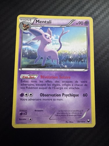 Mentali rare pokémon 48 108 - -, 48/108