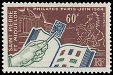 Timbre de Saint Pierre & Miquelon Poste N° 371 neuf ** MNH