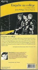 LIVRE AUDIO ( 2 CD ) - ENQUETE AU COLLEGE / COMME NEUF