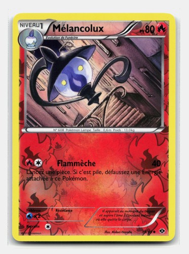 Carte pokémon mélancolux - carte,