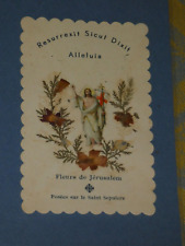 Image pieuse fleurs de jerusalem posées  saint sepulcre resurrexit sicut dixit 3