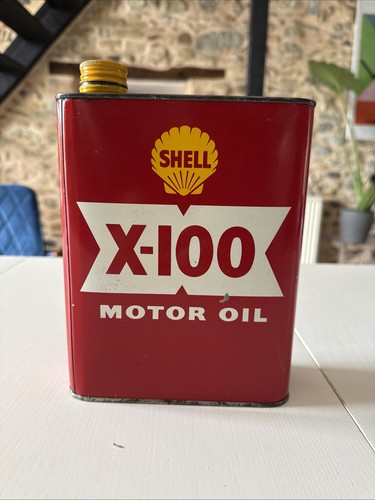 Bidon huile shell 100 - bidon, x