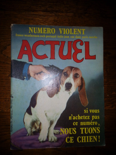 Actuel mai 1975 numéro - actuel, n°54