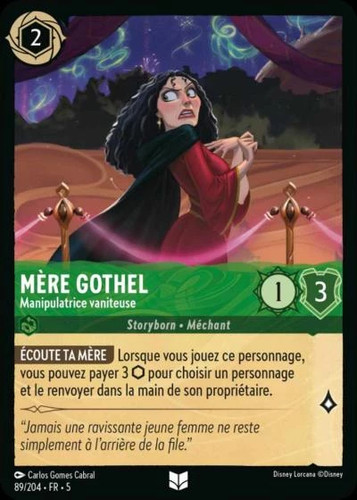 Mère gothel manipulatrice - gothel,
