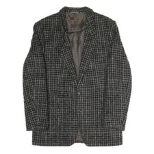 Veste à Carreaux Noir et