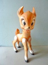 grande figurine articulée, faon, Bambi de Walt Disney Productions 1962, vintage
