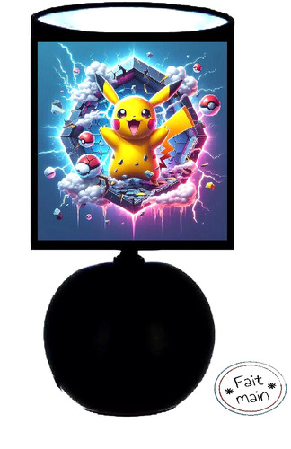 Lampe chevet pokémon - chevet,