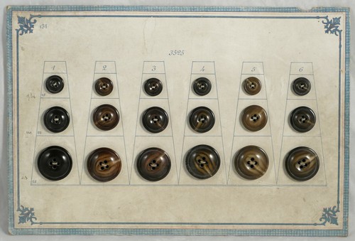 Carte bouton ancien - ancien, 1900