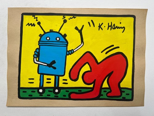 Keith haring dessin sur - haring, papier