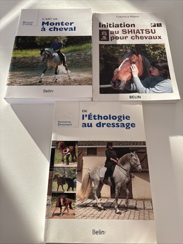 Lot livres chevaux - lot, /