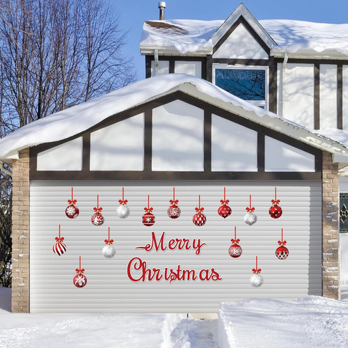 Pcs christmas garage door - christmas,