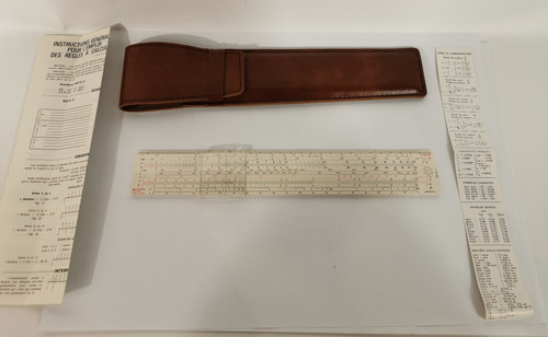 Ancienne règle calcul - ancienne, de